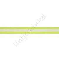 Glow in the dark Band 10mm - Ripsband Streifen Neon Gelb