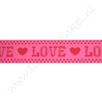 Lint harten 25mm - Love Pink