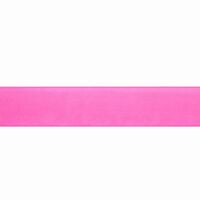 Organza lint 16mm (rol 45 meter) - Neon Pink